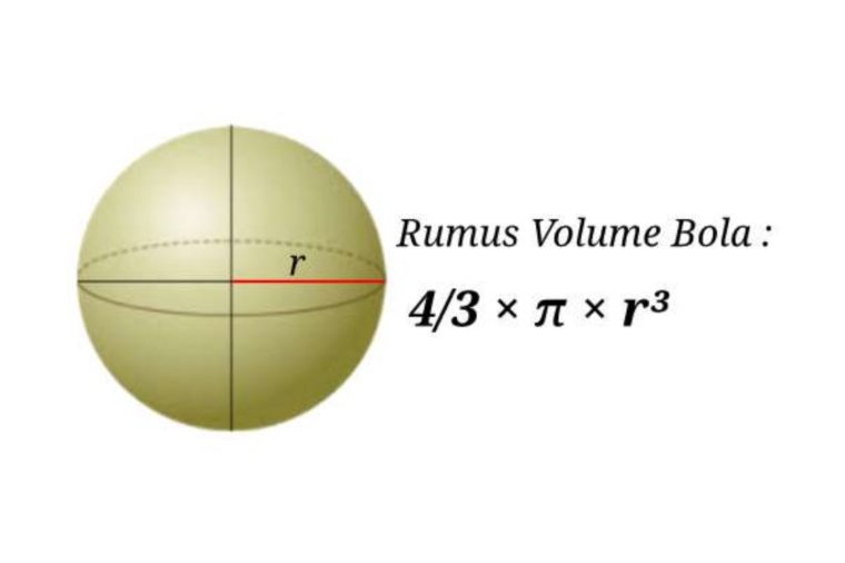 Rumus Bola Pengertian Sifat Unsur Rumus Contoh