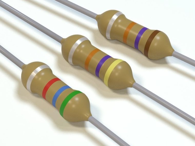 Bagian - Bagian Komponen Resistor
