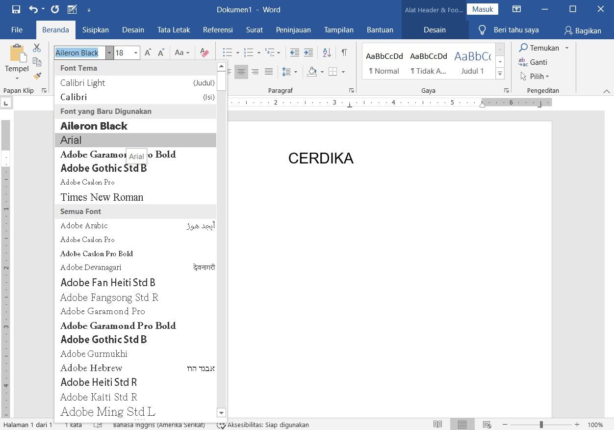 Cara Mengubah Font Dan Ukuran Text Microsoft Word Nekopencil Jenis 8028