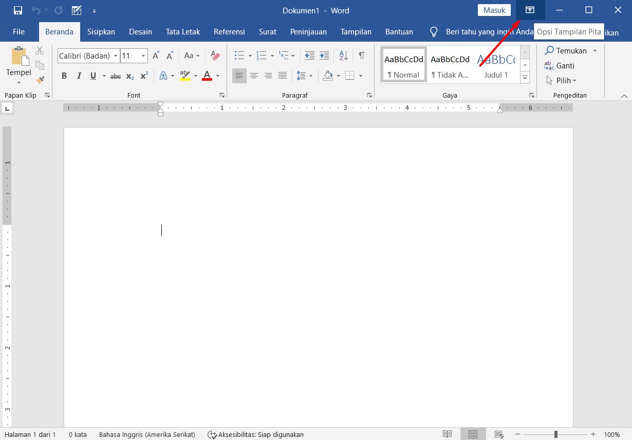 √ [Works] 2+ Cara Menampilkan Menu di Word 2010, 2013, 2016